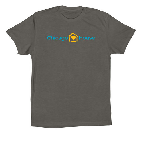 Chicago House and Social Service Agency, a Asphalt Premium Cotton Tee