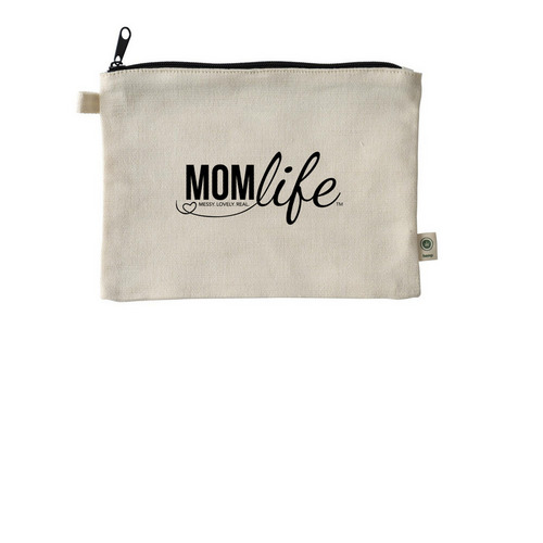 MomLife Pouch, a Natural 9"x7" Hemp Blend Pouch