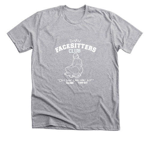 Facesitters Club DMV, a Athletic Heather Premium Unisex Tee