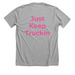 Tara?s Team, a Athletic Heather Premium Unisex Tee (back-view)