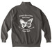WHNP Pelvis on Back, a Pepper Comfort Colors Quarter Zip Pullover (back-view)