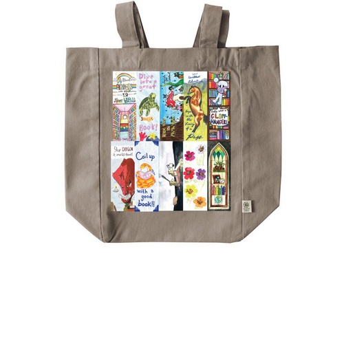 2025 Bookmark Design Contest Totes&nbsp;, a Pumice Recycled Cotton Tote Bag