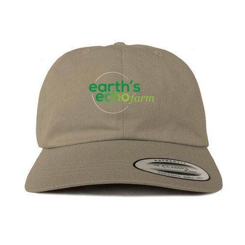 Earth's Echo Farm Hats, a Khaki Printed Classic Baseball Cap
