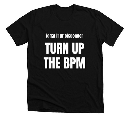 transexual raver, a Solid Black Blend Premium Unisex Tee