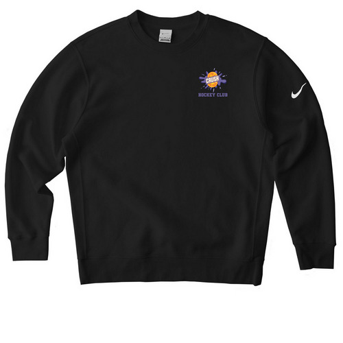 Crush: Nike Edition, a Black Nike Club Fleece Crewneck Sweatshirt