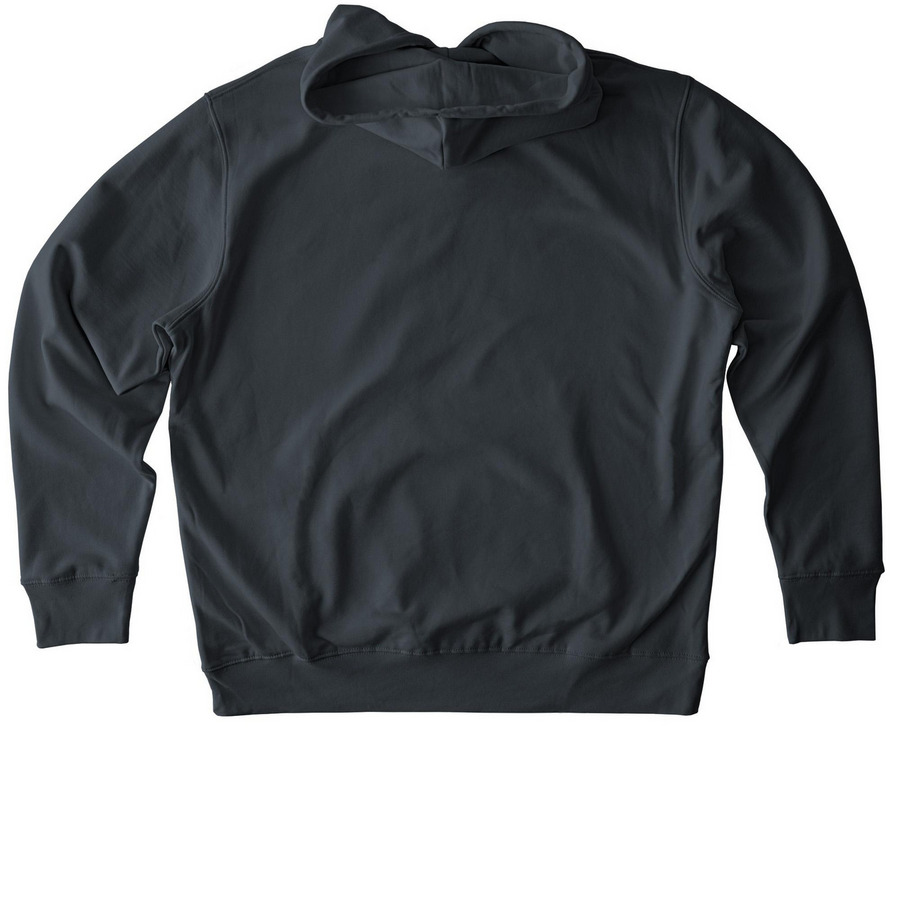 coast salish elk, a India Ink Grey Stanley/Stella Unisex Cruiser 2.0 Pullover Hoodie (back-view)
