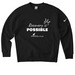 National Recovery Month Crewneck&nbsp;, a Black Nike Club Fleece Crewneck Sweatshirt