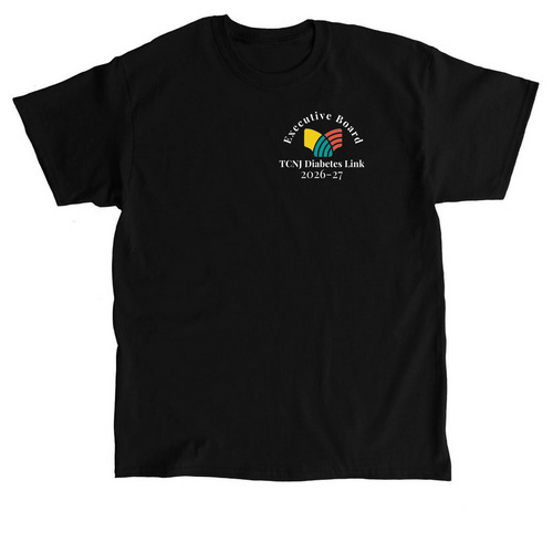 TCNJ Diabetes Link E-Board Print, a Black Classic Unisex Tee