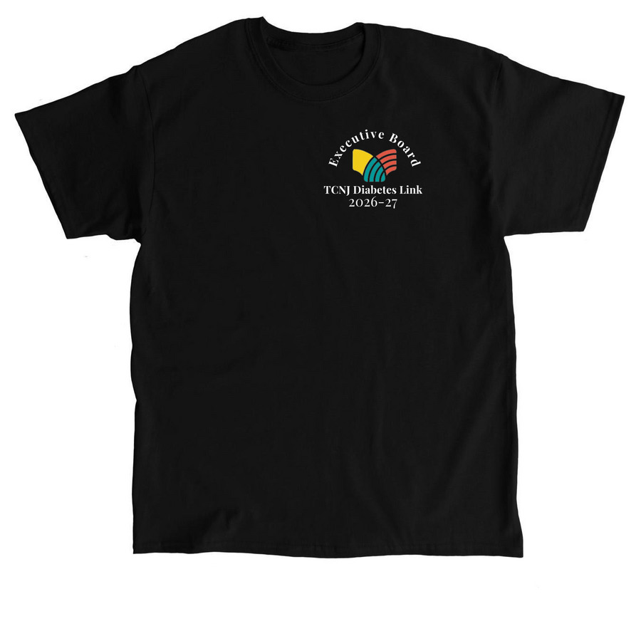 TCNJ Diabetes Link E-Board Print, a Black Classic Unisex Tee