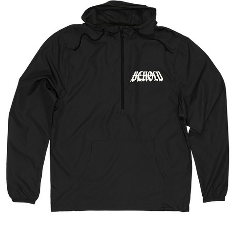 Behold Windbreaker&nbsp;, a Black Quarter-Zip Windbreaker