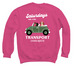 We love transport!&nbsp;, a Heliconia Crewneck Sweatshirt (back-view)