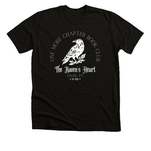 One More Chapter Book Club, a Solid Black Blend Premium Unisex Tee