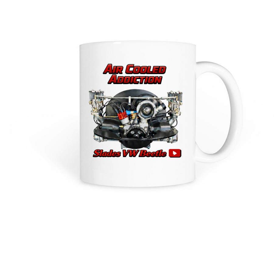 Air Cooled Addict Coffee Mugs, a White Coffee Mug