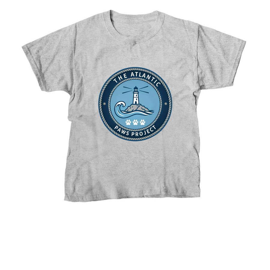 The Atlantic Paws Project, a Sport Grey Youth Unisex Tee