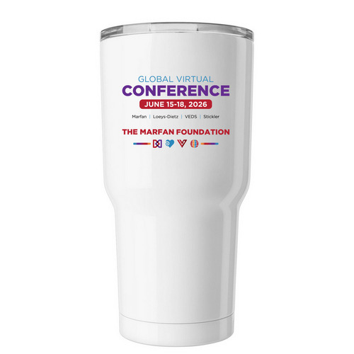 Global Virtual Conference 2026 Travel Cup, a White Insulated Tumbler