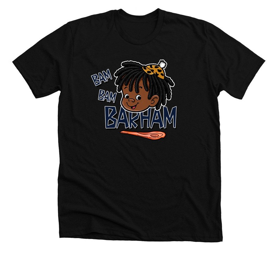 "Bam Bam" Barham, a Solid Black Blend Premium Unisex Tee