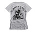 Wrench & Ride, a Dark Heather Grey Women's Slim Fit Tee (back-view)
