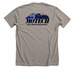 MoTech Logo, a Heather Stone Premium Unisex Tee (back-view)