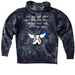 Anthonys Way Merchandise&nbsp;, a Black Youth Tie Dye Pullover Hoodie (back-view)