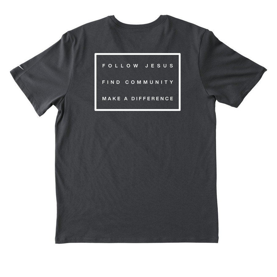 NCC X NIKE II, a Anthracite Nike Dri-FIT Jersey Blend Performance Tee (back-view)