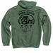 Adopt Save Love Fundraiser, a Military Green Pullover Hoodie (back-view)