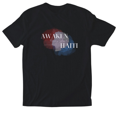 Rev?y Haiti Fundraiser, a Black Softstyle Cotton Tee