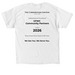 The Cornerstone Edition | 2026 Inaugural Tee, a White Classic Unisex Tee (back-view)