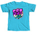 SSTLife - Trippy Vibes, a Lagoon Blue Comfort Colors Unisex Tee
