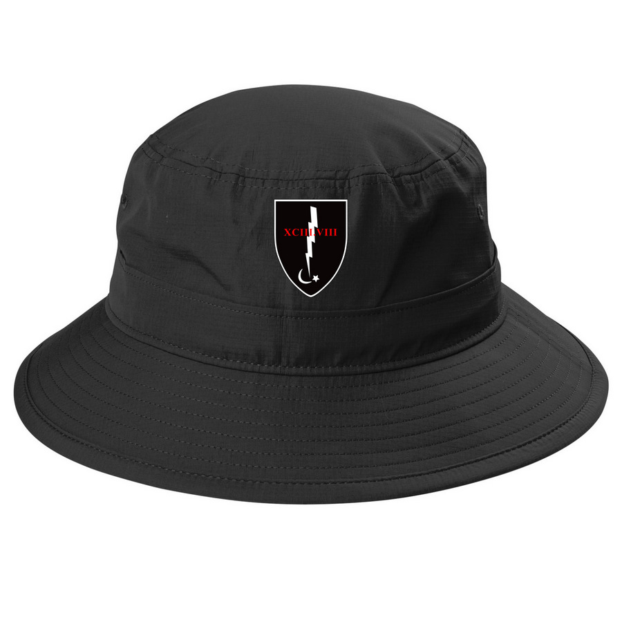 TIO Bucket Hat, a Black Printed UV Bucket Hat