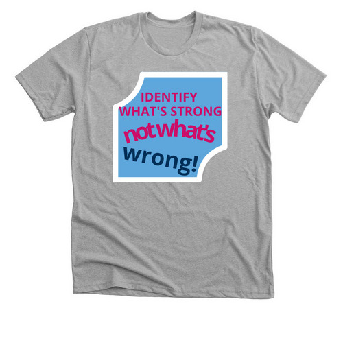Identify What's Strong, a Athletic Heather Premium Unisex Tee