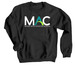 MAC Logo Shirt, a Black Crewneck Sweatshirt