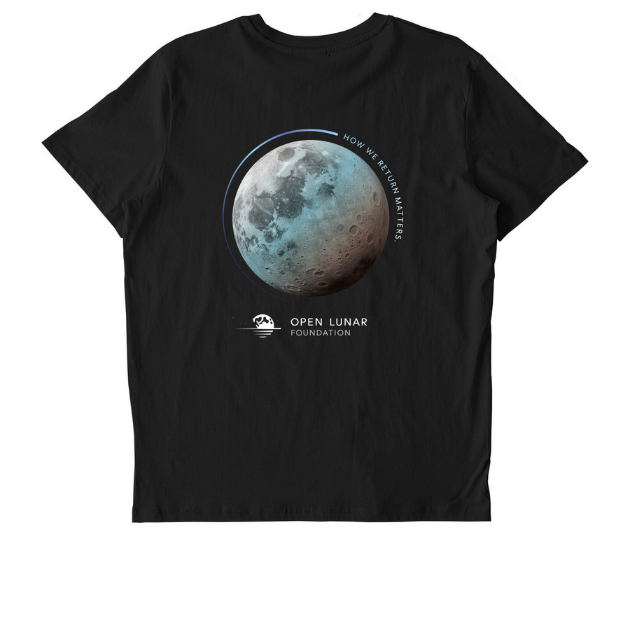 Humanity is Returning - Dark Shirts, a Black Stanley/Stella Unisex Crafter Tee (back-view)