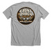Front Porch Podcast, a Athletic Heather Premium Unisex Tee (back-view)