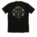 Rooted in Resilience, a Solid Black Blend Premium Unisex Tee (back-view)