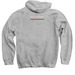 RCJ Designs Wear, a Sport Grey Pullover Hoodie (back-view)