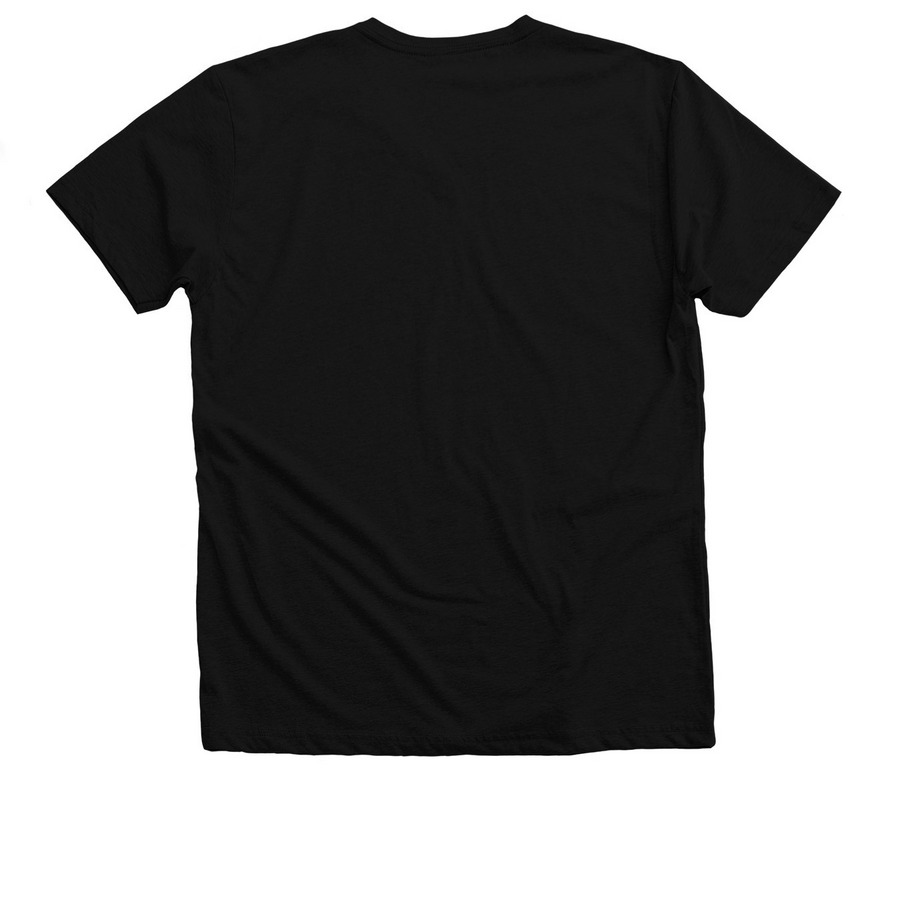 Artemis II Launch Viewing, a Solid Black Blend Premium V-Neck Tee (back-view)