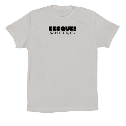 EESQUE (Extra Light), a Solid Athletic Grey Premium Cotton Tee