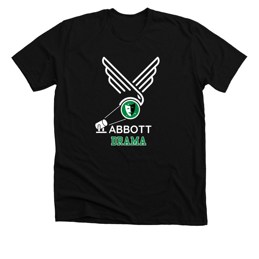 Abbott Drama, a Solid Black Blend Premium Unisex Tee