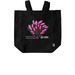 Rooted in Love, Raised in Strength, a Black Recycled Cotton Tote Bag