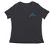 JLD Texas, a Dark Grey Heather Women's Relaxed V-Neck Tee