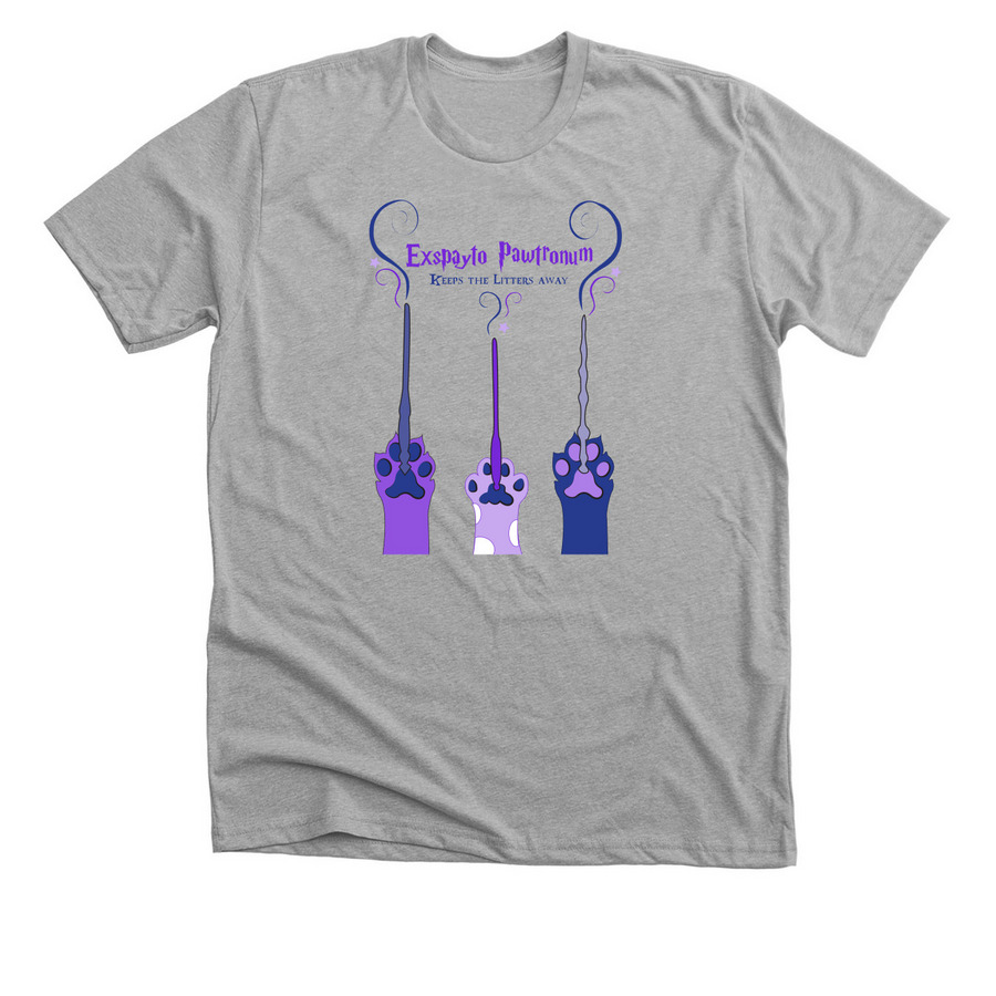 Exspayto Pawtronum!, a Athletic Heather Premium Unisex Tee
