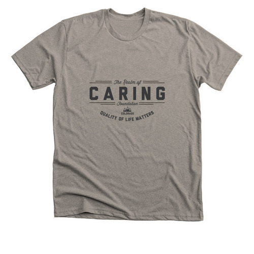 RoC Vintage Logo, a Heather Stone Premium Unisex Tee