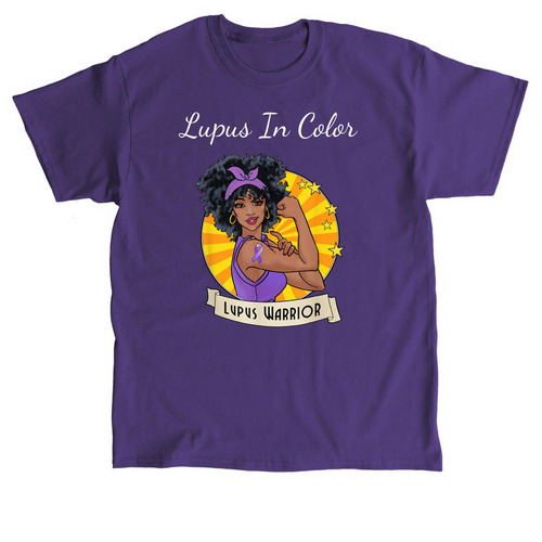 Lady Warrior, a Purple Classic Unisex Tee