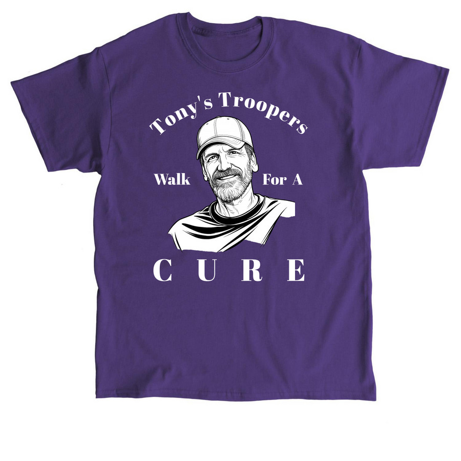 Tony's Troopers Design 1, a Purple Classic Unisex Tee