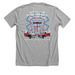 EMS Week 2026, a Athletic Heather Premium Unisex Tee (back-view)