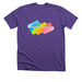 Allyship is a Verb | Gradient, a Heather Team Purple Premium Unisex Tee