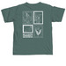 Be a River Friendly Neighbor, a Blue Spruce Comfort Colors Unisex Tee (back-view)