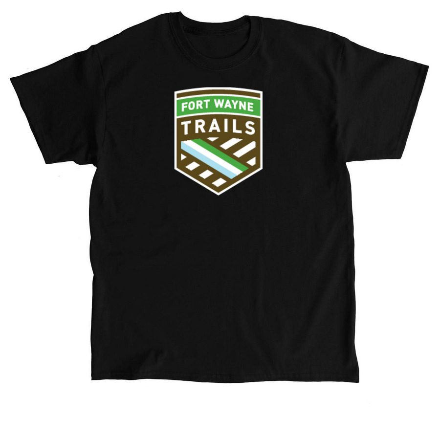 Fort Wayne Trails Logo Apparel, a Black Classic Unisex Tee