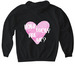 How Lucky Are We Hoodie, a Black Gildan Softstyle Pullover Hoodie (back-view)