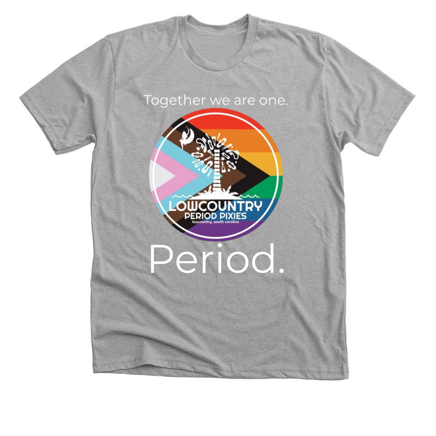 Lowcountry Period Pixies Pride - Neutrals&nbsp;, a Athletic Heather Premium Unisex Tee
